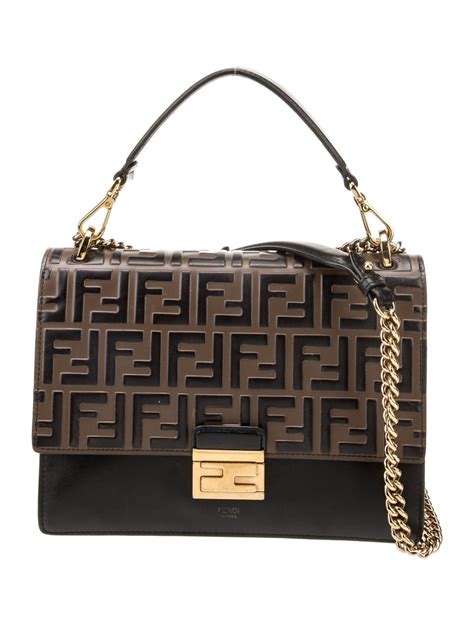 Fendi Medium Kan U Crossbody Bag 